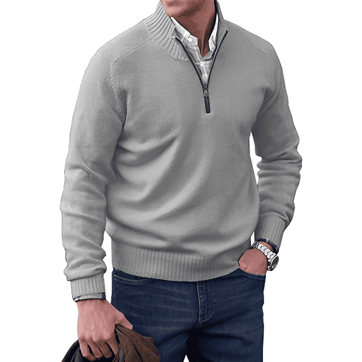 LAVENDO | Elegant jumper with zip fastening