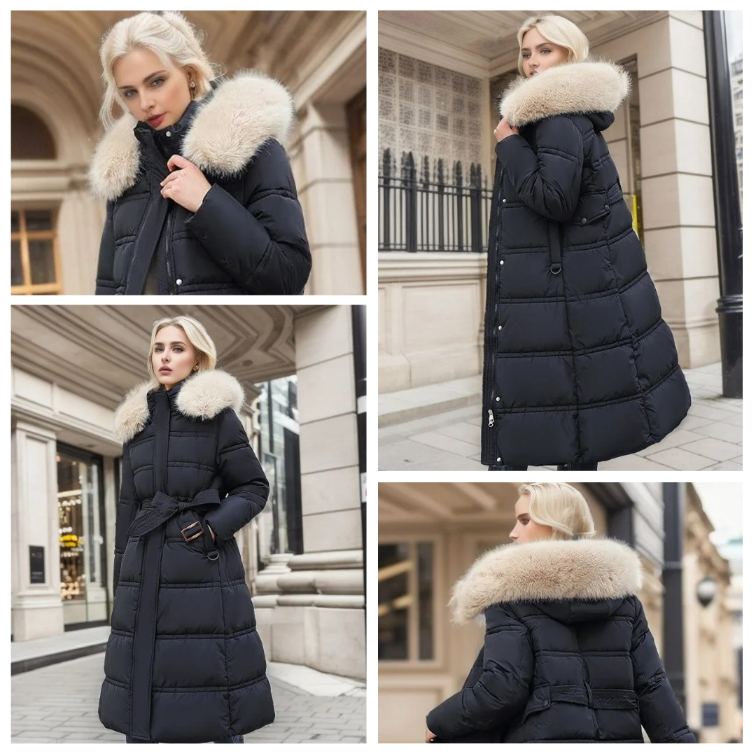 LAVENDO | Cozy Fur Hooded Parka