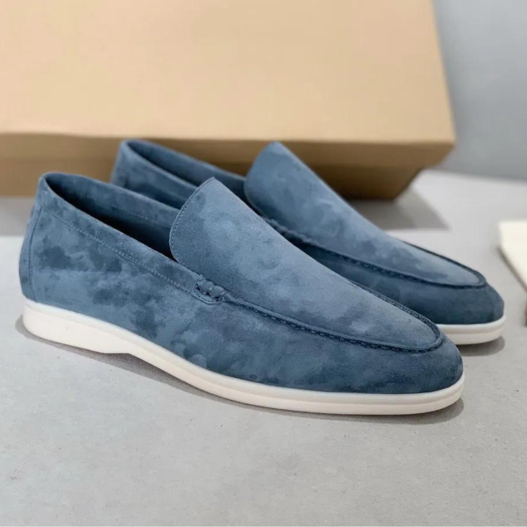 LAVENDO | Suede loafers