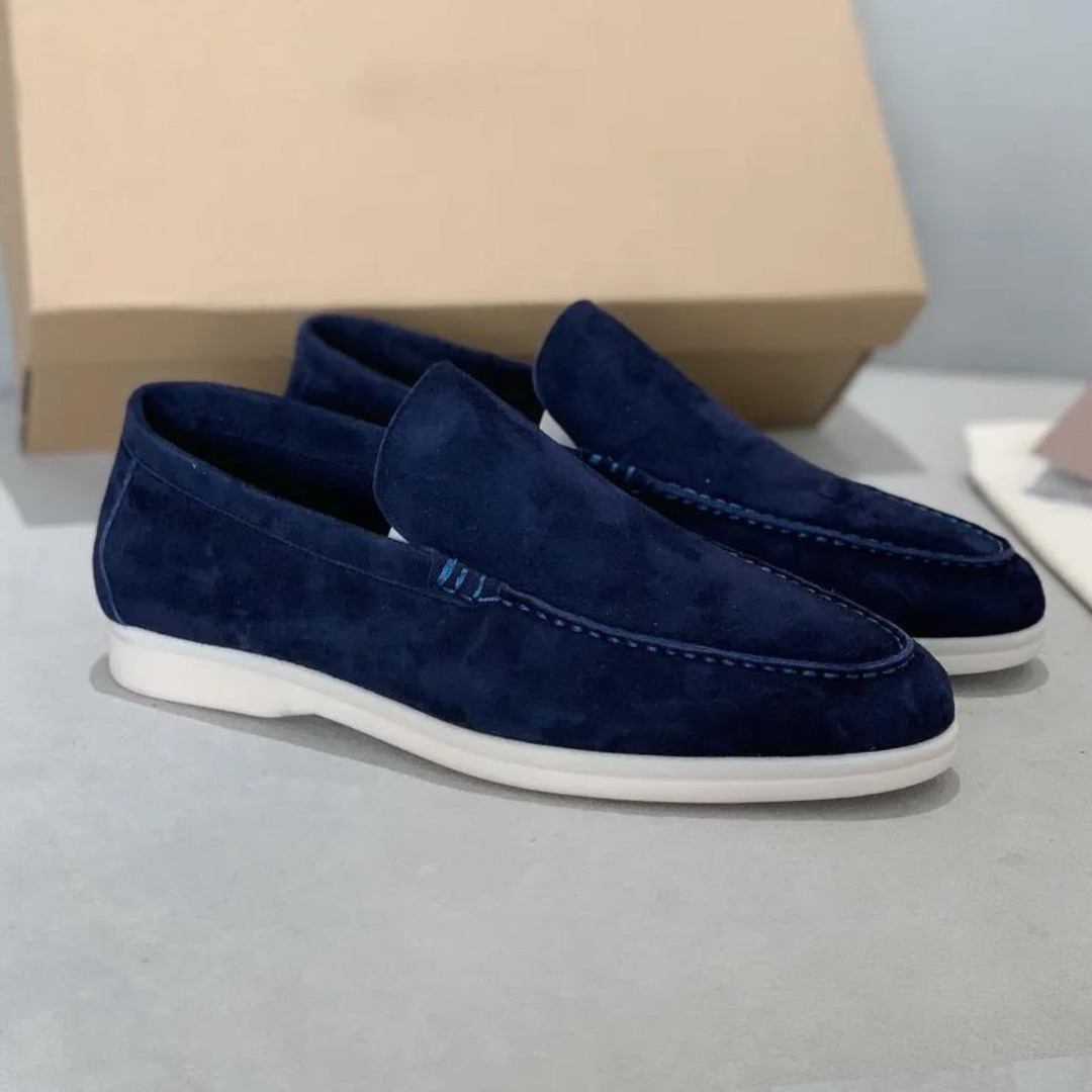 LAVENDO | Suede loafers