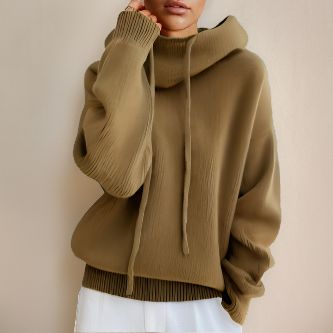 LAVENDO | Cozy Knitted Hoodie