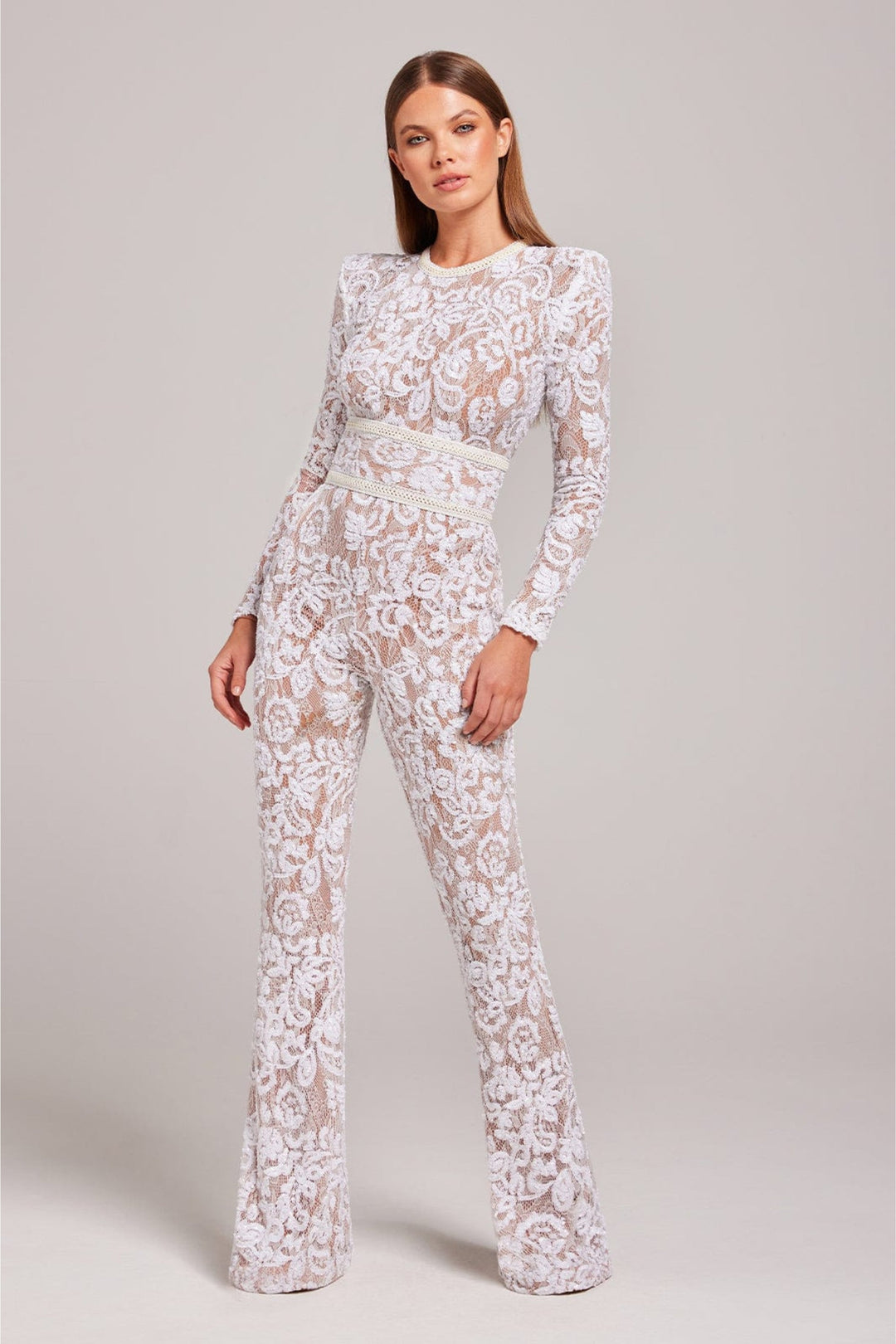 LAVENDO | JUMPSUIT WITH LACE