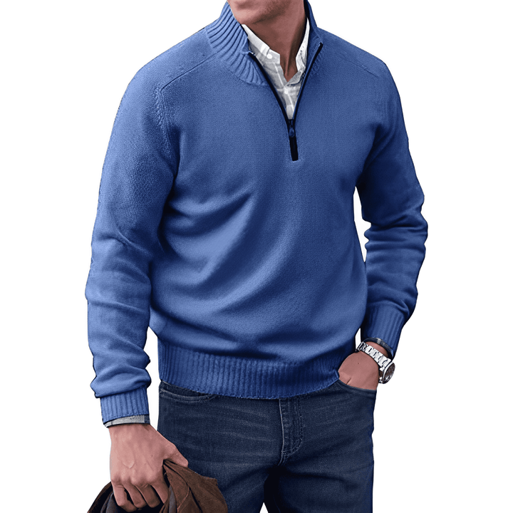 LAVENDO | Elegant jumper with zip fastening