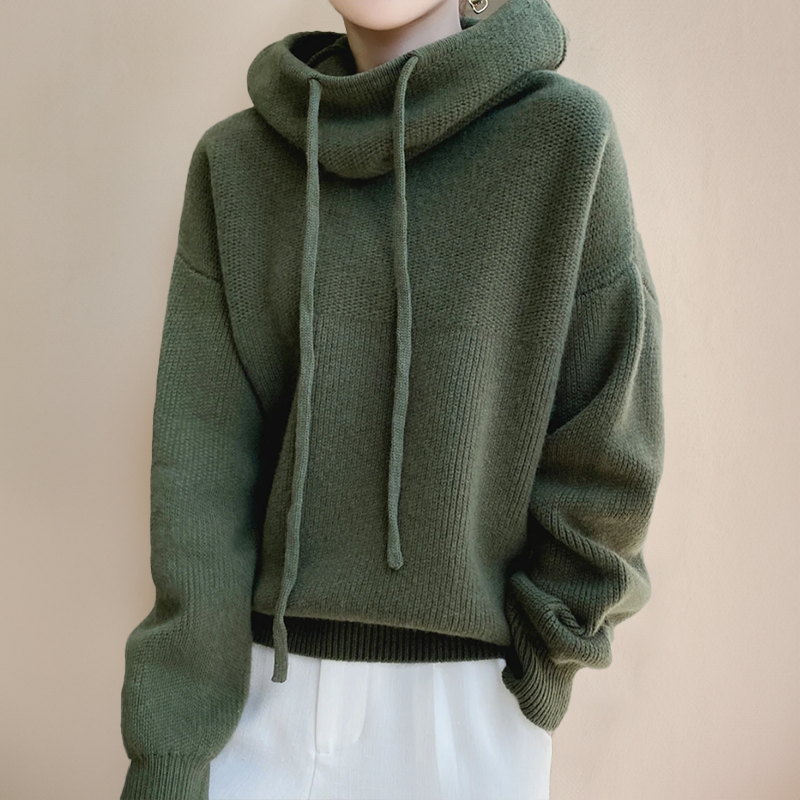 LAVENDO | Cozy Knitted Hoodie