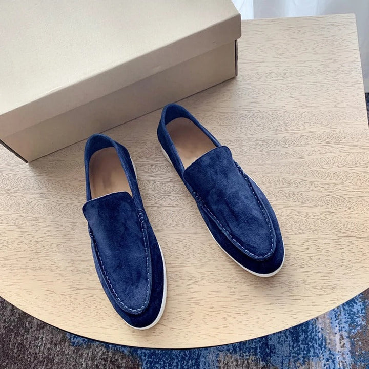 LAVENDO | Suede loafers