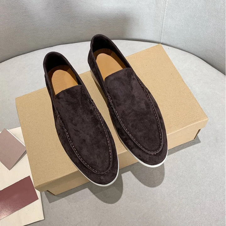 LAVENDO | Suede loafers