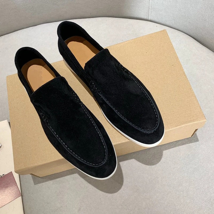 LAVENDO | Suede loafers