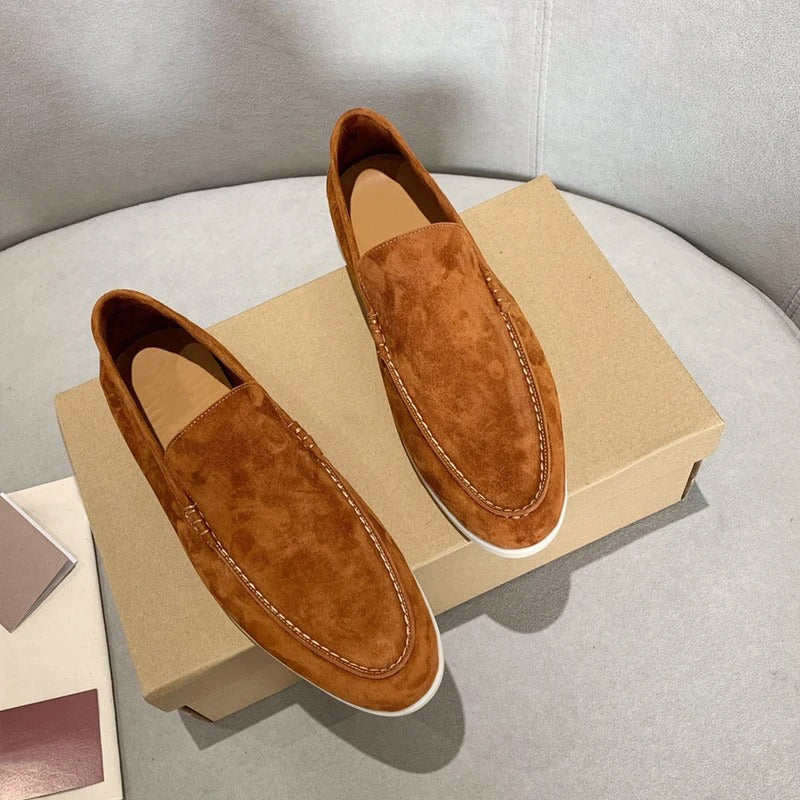 LAVENDO | Suede loafers