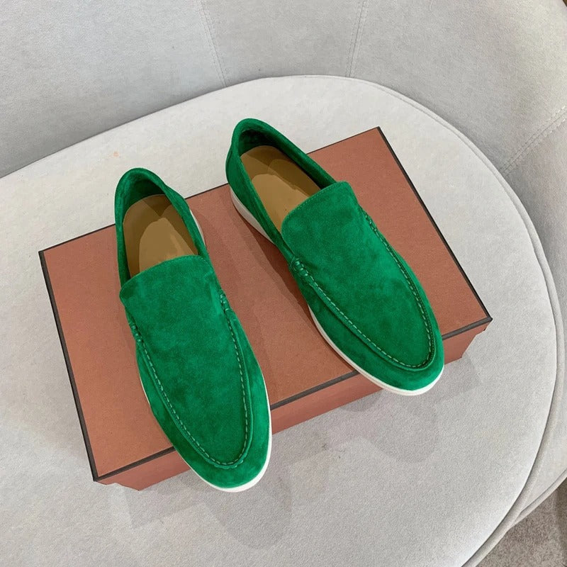 LAVENDO | Suede loafers