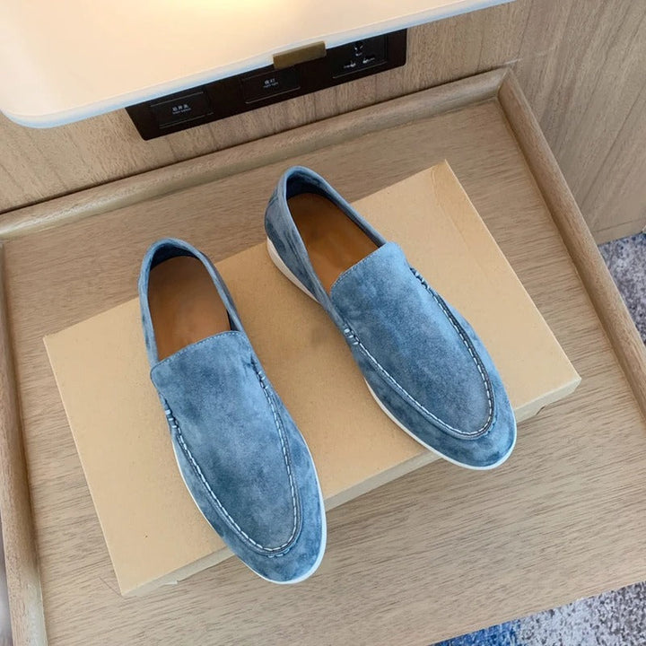 LAVENDO | Suede loafers