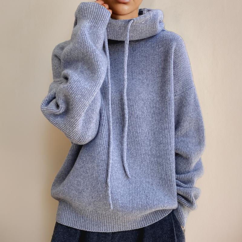 LAVENDO | Cozy Knitted Hoodie