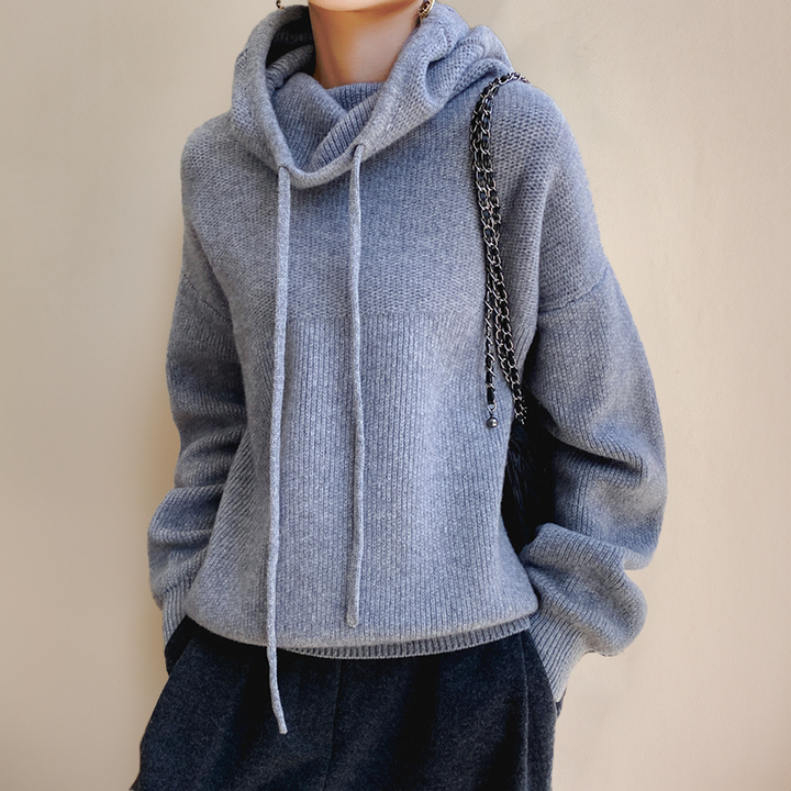 LAVENDO | Cozy Knitted Hoodie